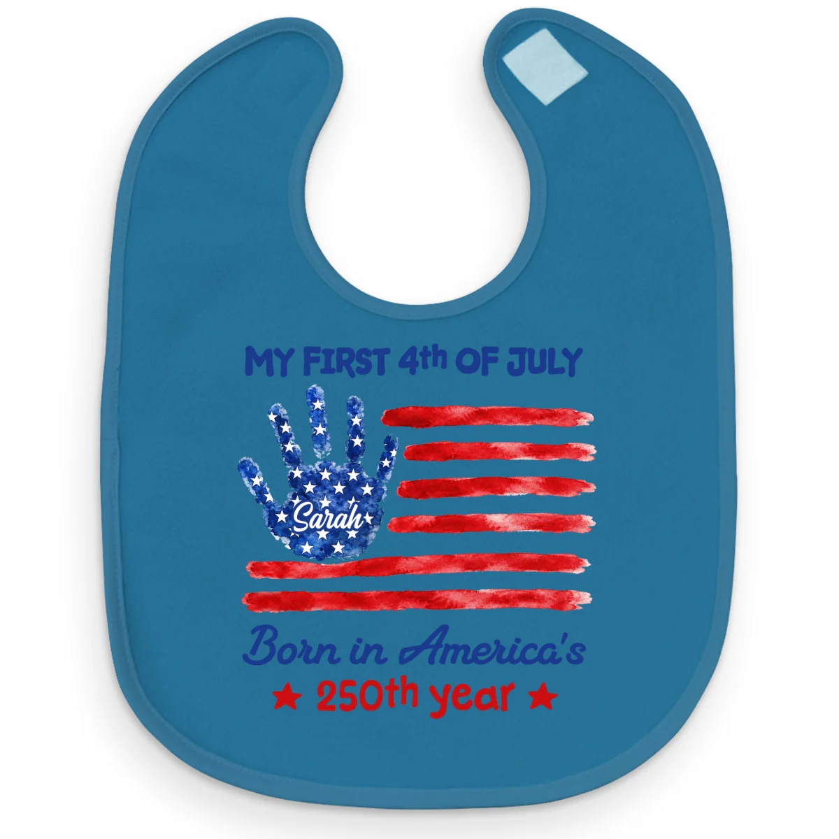 1st 4th Of July - Personalized Custom Baby Bib - Image 11