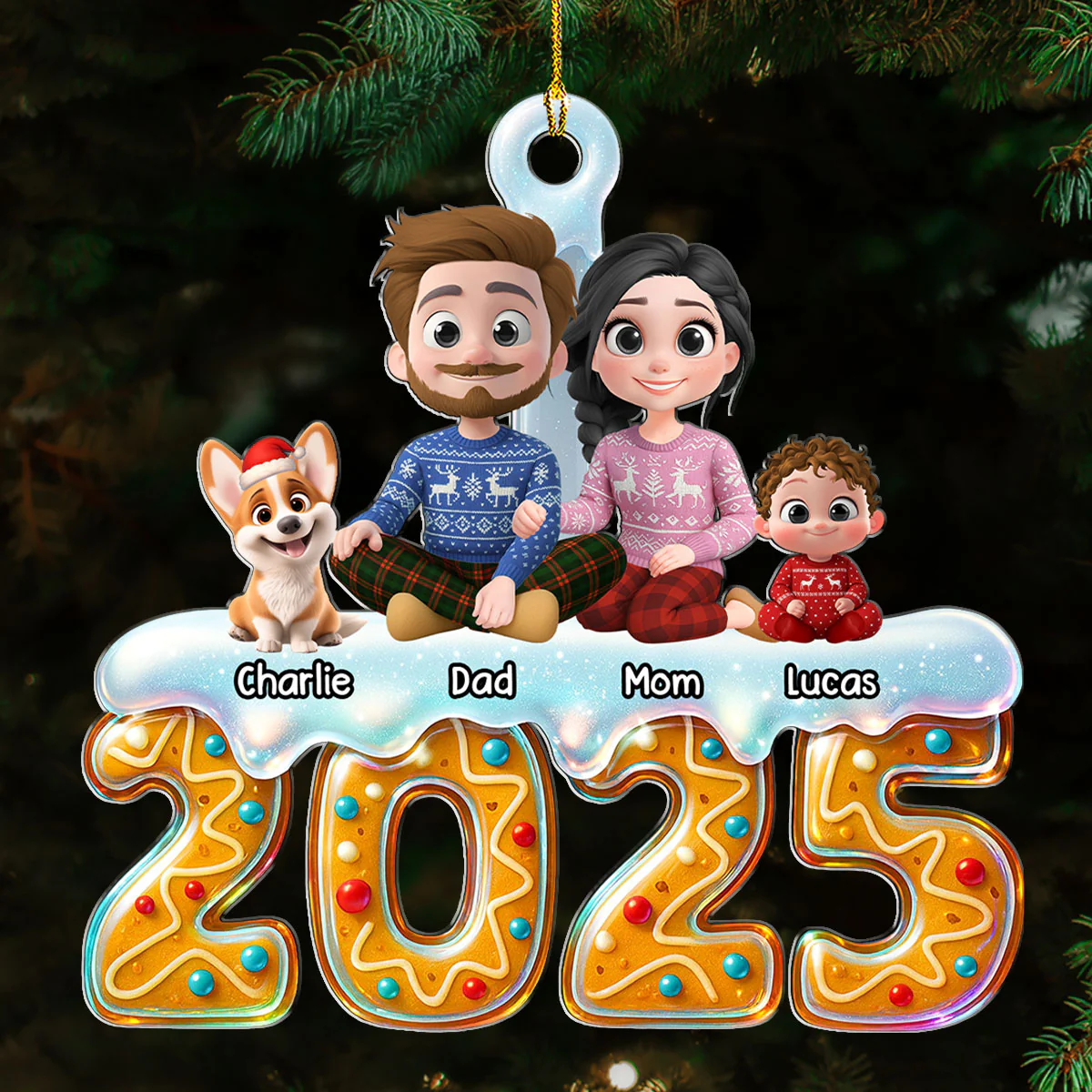 2025 Family Reunion - Personalized Custom Acrylic Ornament