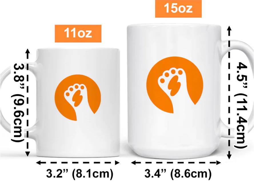 2D Dog Stylized Licked You - Personalized Custom Coffee Mug - Image 8