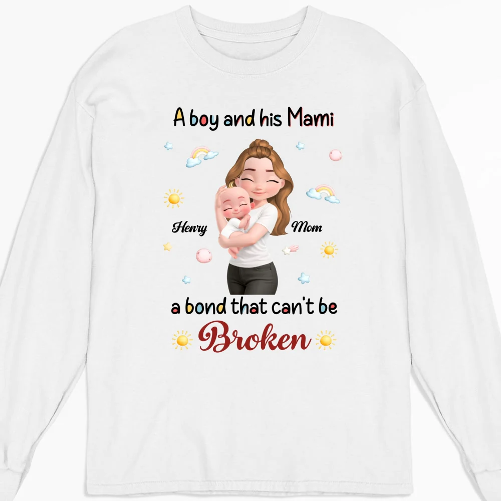 A Baby And Mama - Personalized Custom Shirt - Image 10