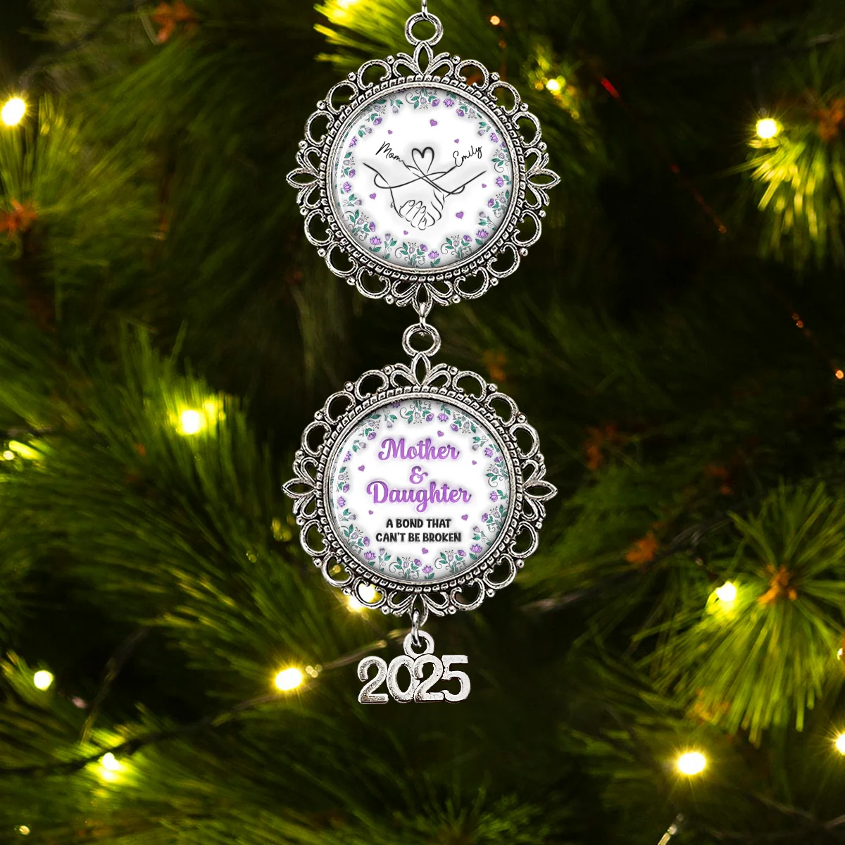 A Bond That Cant Be Broken - Personalized Custom Charming Ornament - Image 8