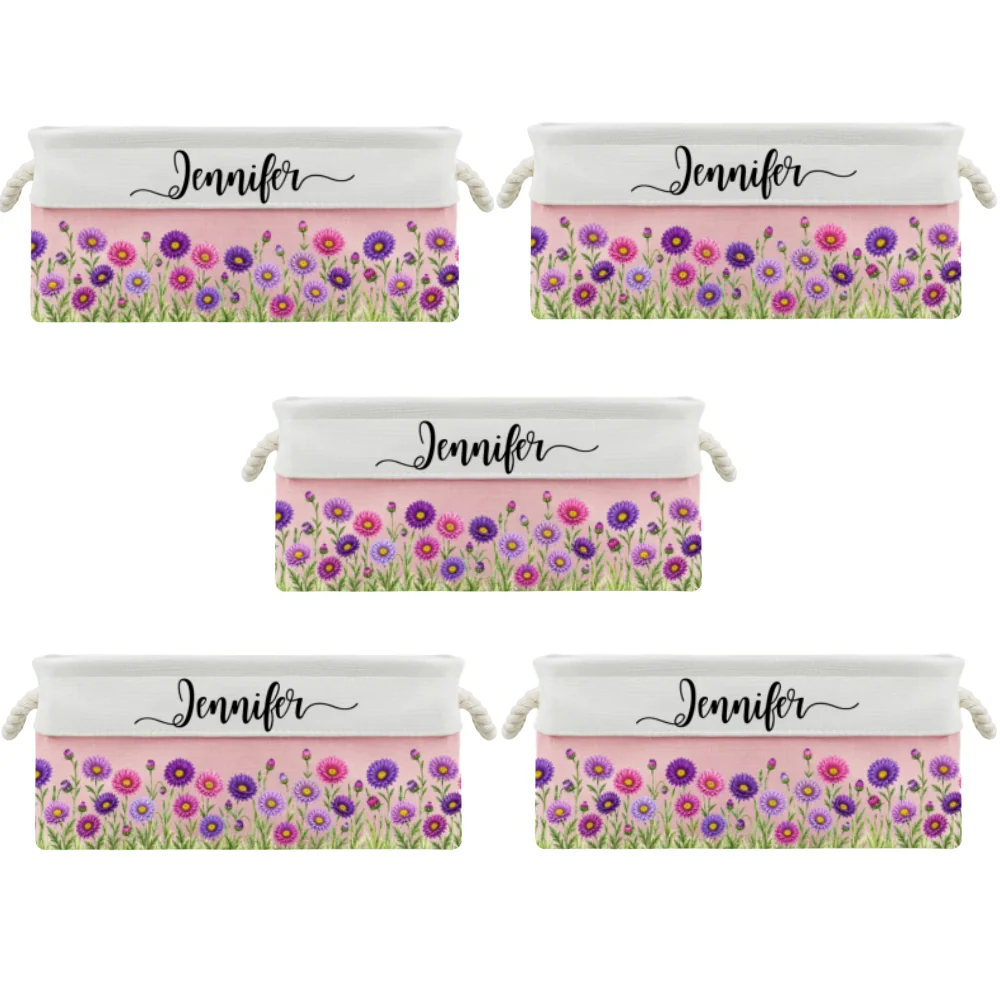 A Garden Full Of Love - Personalized Custom Storage Basket - Image 13