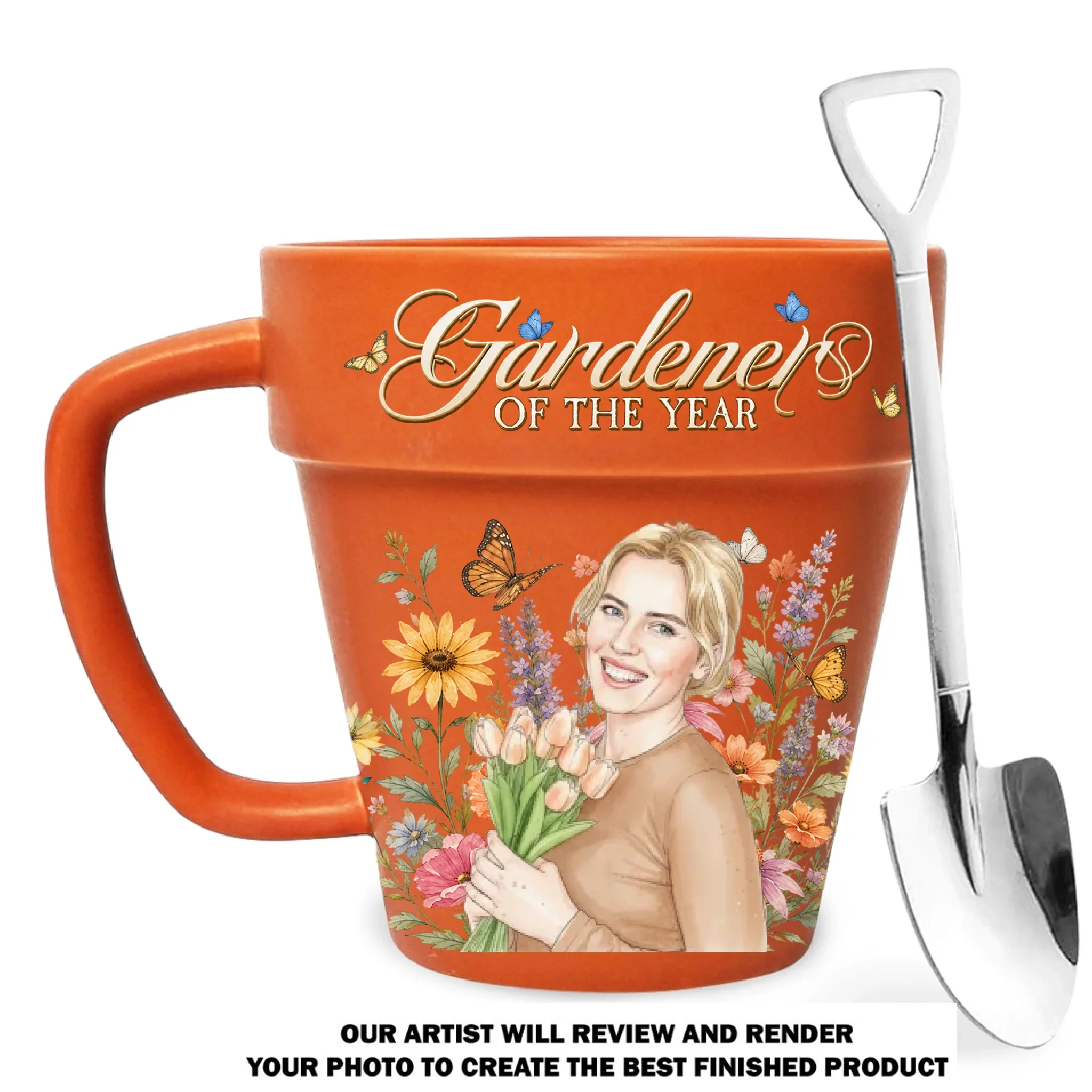 A Garden Of Love - Personalized Custom Plant Pot Mug - Image 6