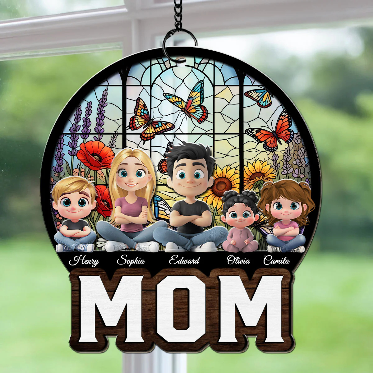 A Heart That Holds Sunshine - Personalized Custom Suncatcher