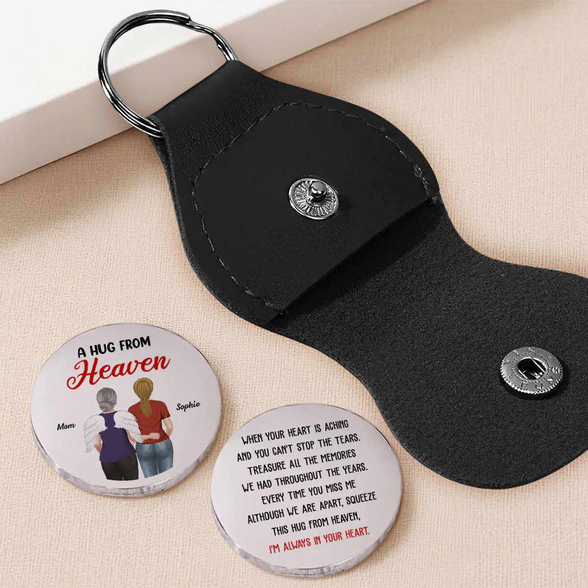 A Hug From Heaven - Personalized Custom Pocket Hug - Image 2