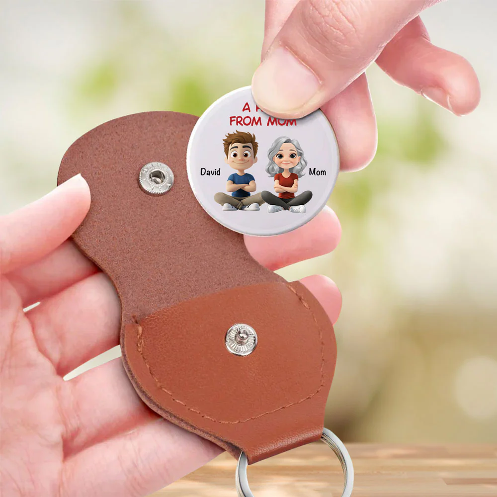 A Hug From Mom To Her Love - Personalized Custom Pocket Hug - Image 3