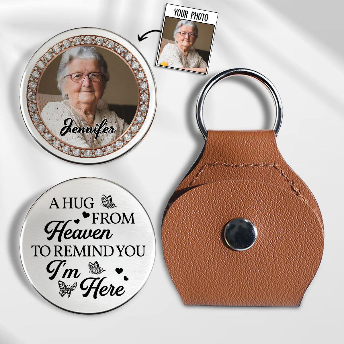 A Hug To Remind You - Personalized Custom 3D Effect Pocket Hug