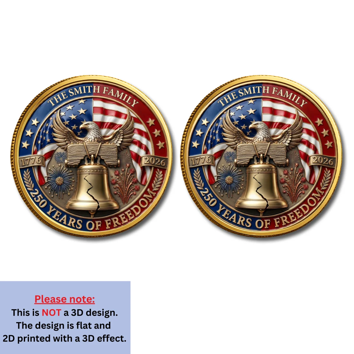 A Legacy Of Freedom - Personalized Custom Commemorative Keepsake Coin - Image 11
