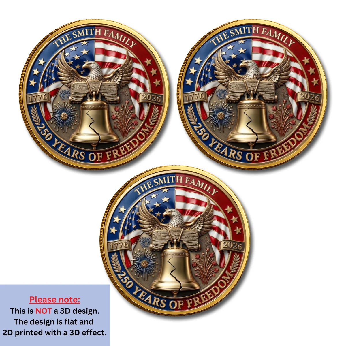 A Legacy Of Freedom - Personalized Custom Commemorative Keepsake Coin - Image 12