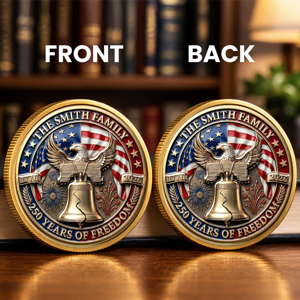 A Legacy Of Freedom - Personalized Custom Commemorative Keepsake Coin - Image 3