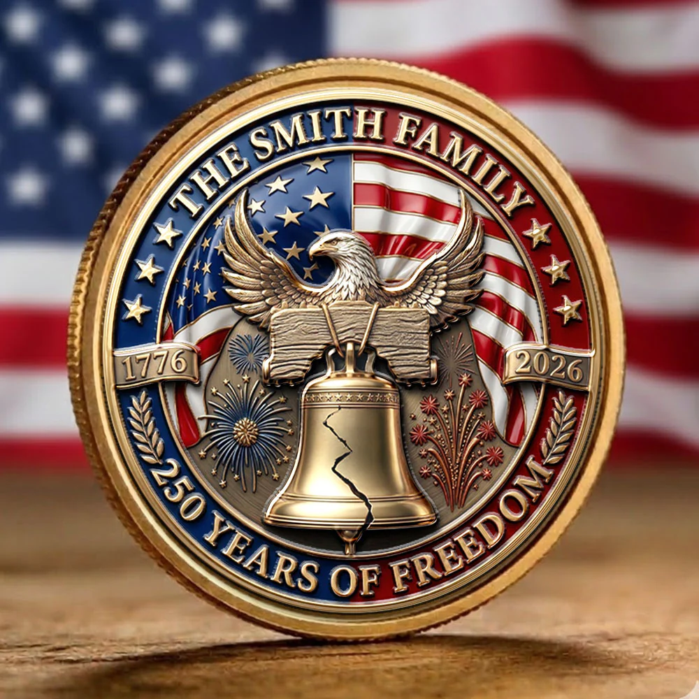 A Legacy Of Freedom - Personalized Custom Commemorative Keepsake Coin - Image 5