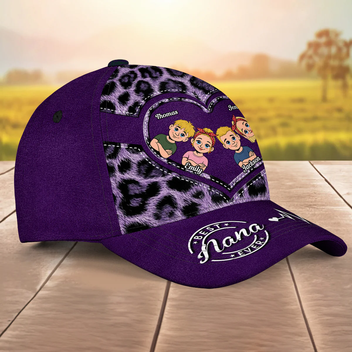 A Lifetime Of Love - Personalized Custom Classic Cap - Image 5