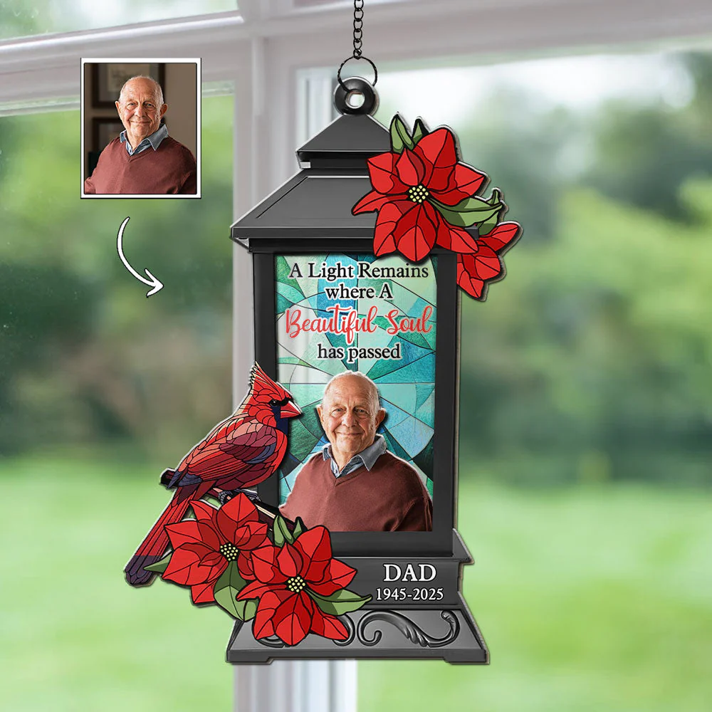 A Light Remains - Personalized Custom Suncatcher