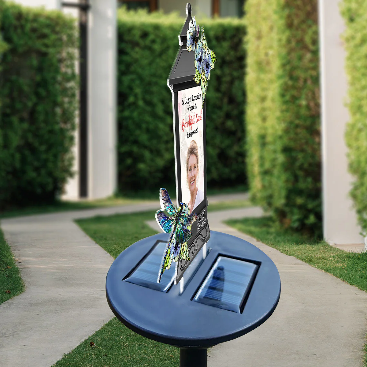 A Light Remains Where A Beautiful Soul Has Passed - Personalized Custom Solar Light - Image 5