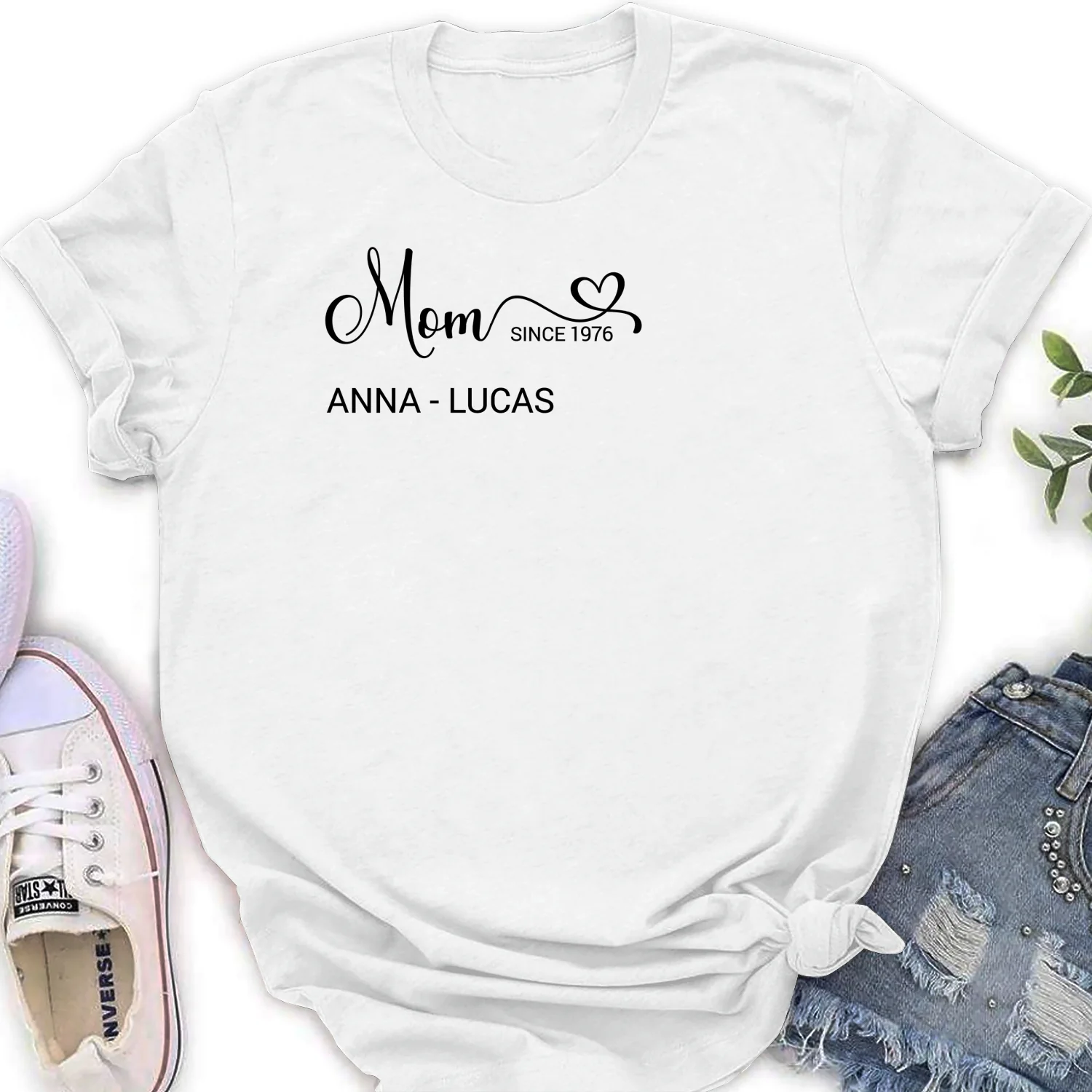 A Mom Grandma Great Grandma - Personalized Custom Shirt - Image 13