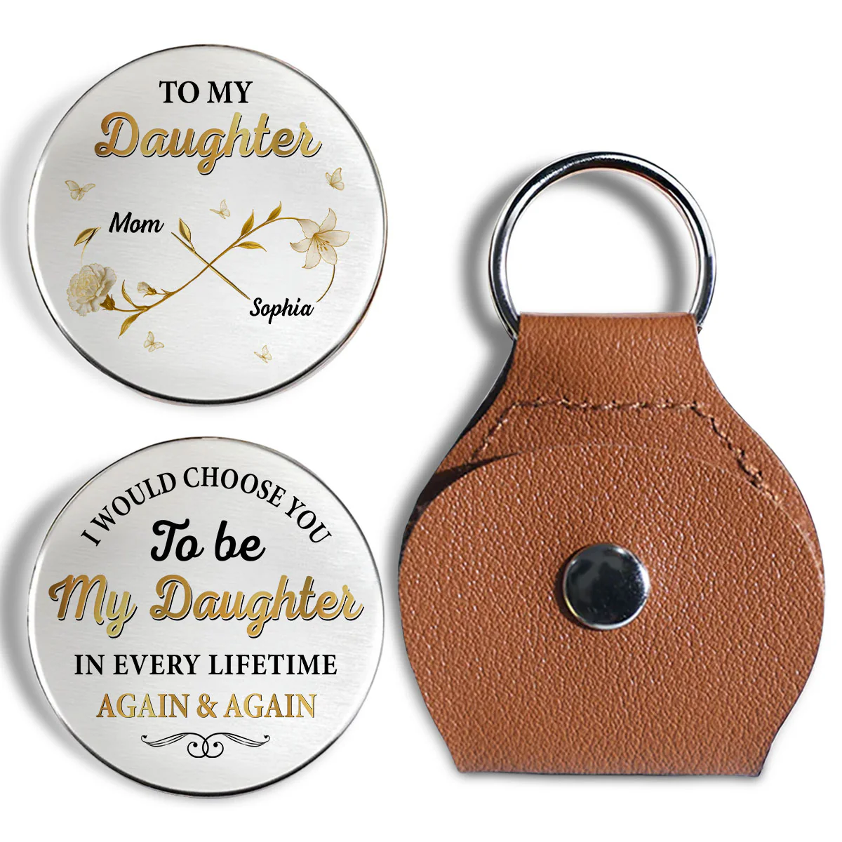Again And Again - Personalized Custom Pocket Hug