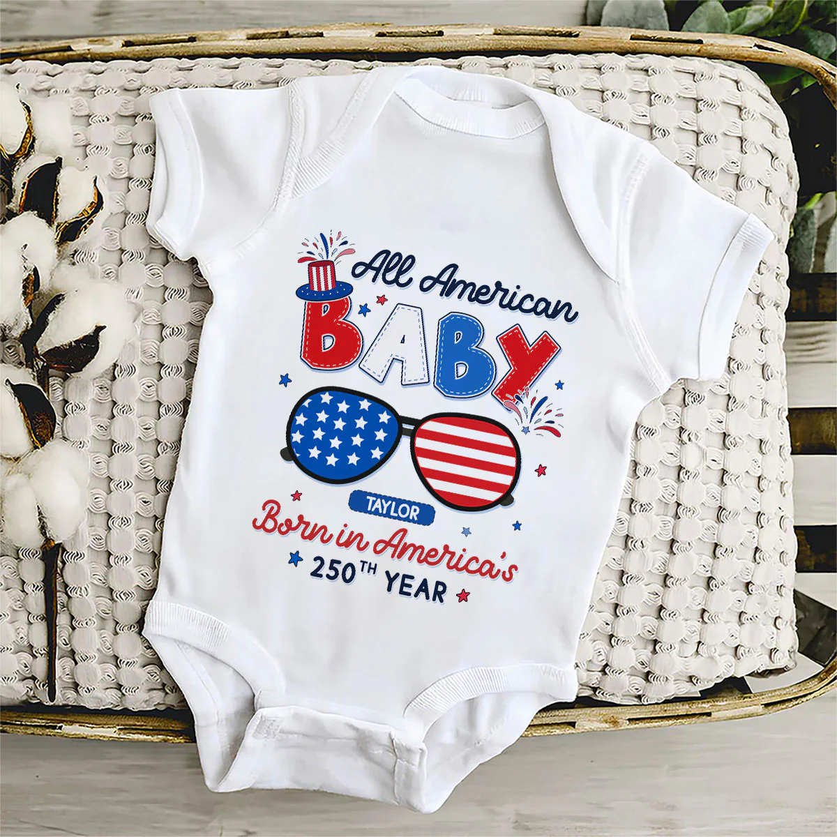 All America Baby - Personalized Custom Baby Onesie - Image 6
