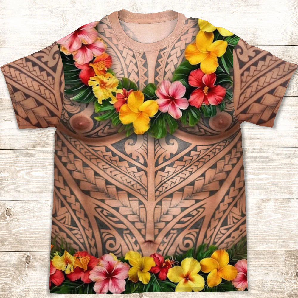Aloha Shirt - Personalized Custom All-over-print T-shirt - Image 4