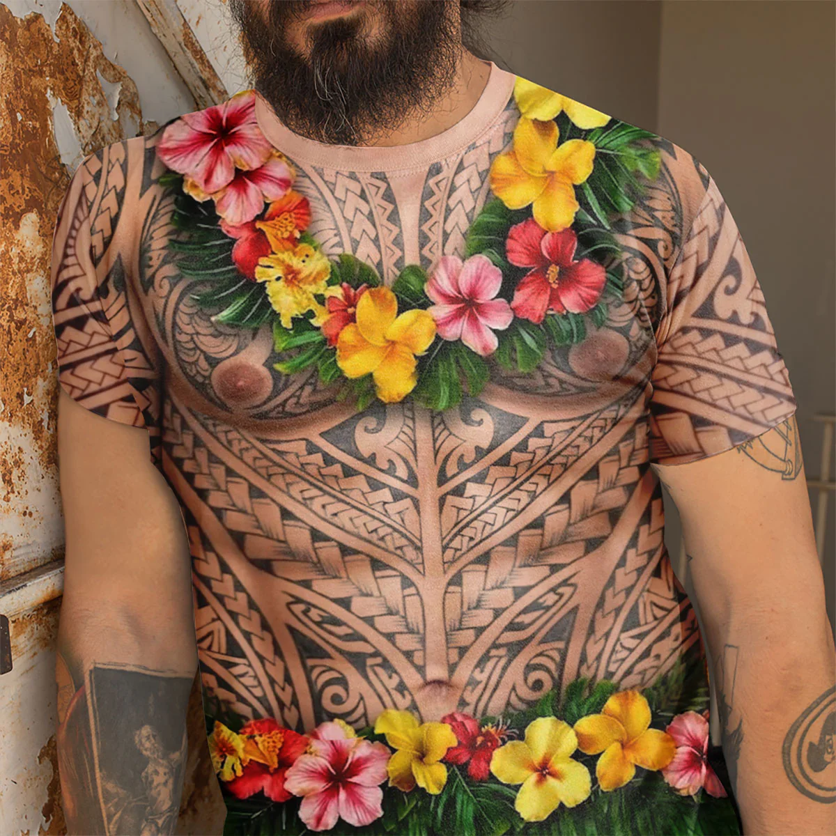 Aloha Shirt - Personalized Custom All-over-print T-shirt - Image 5