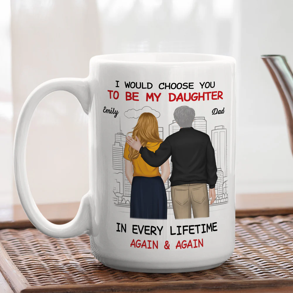 Always Choose You 2 - Personalized Custom Coffee Mug - Image 5