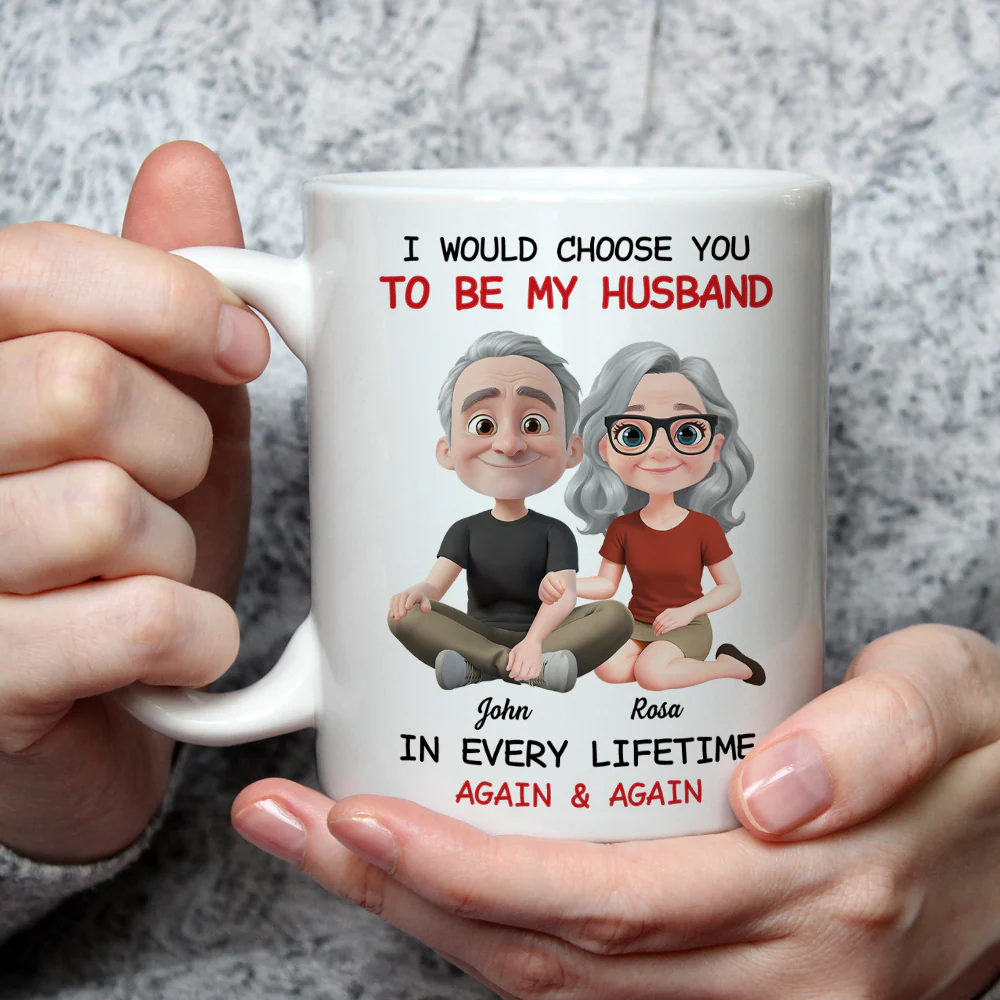 Always Choose You My Husband - Personalized Custom Coffee Mug - Image 4