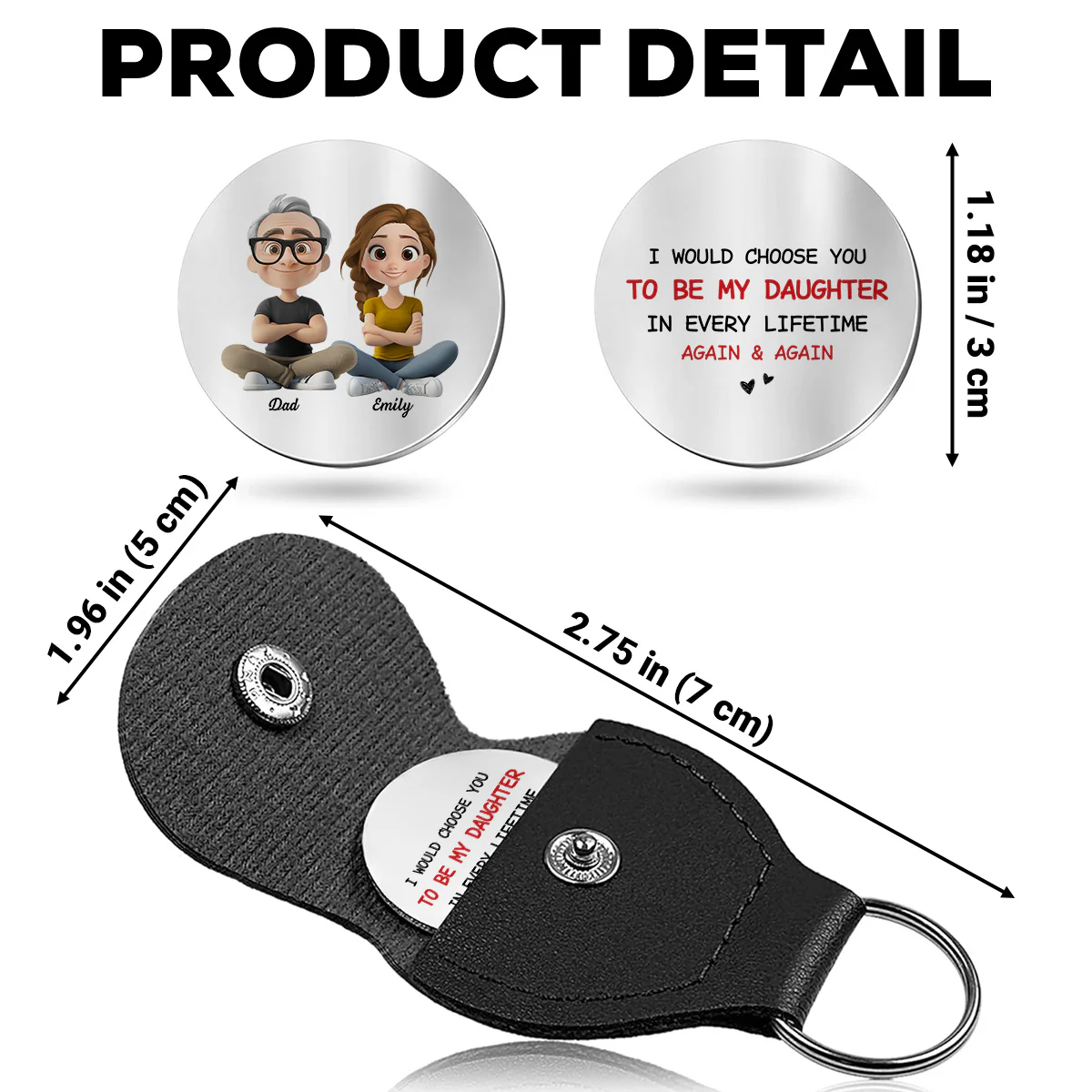 Always Choose You - Personalized Custom Pocket Hug - Image 6
