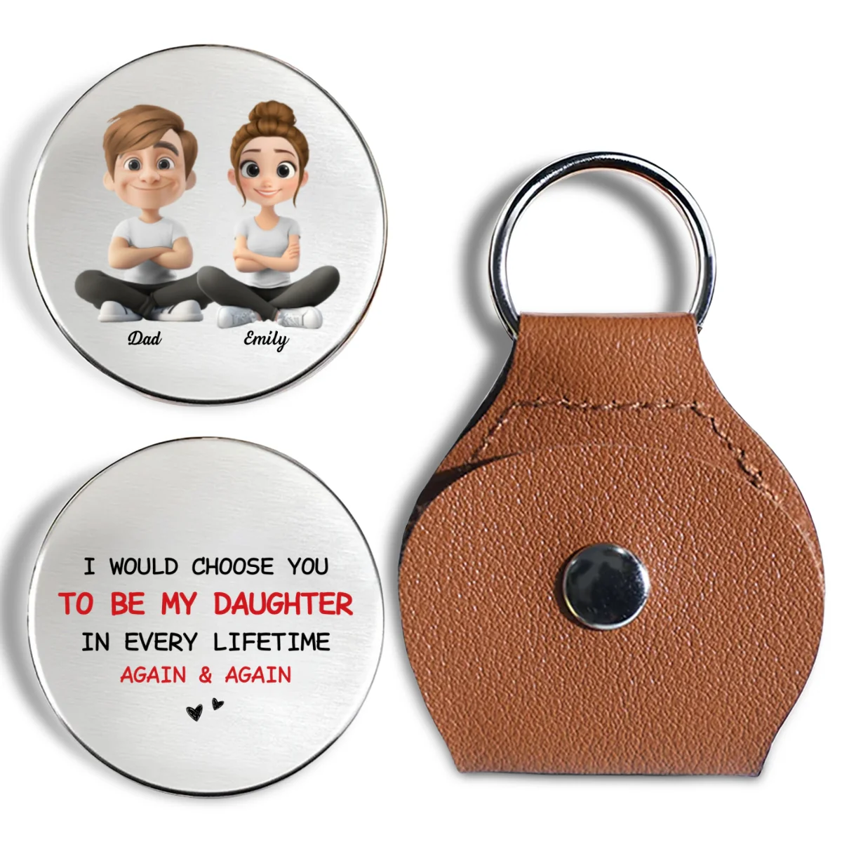 Always Choose You - Personalized Custom Pocket Hug - Image 7