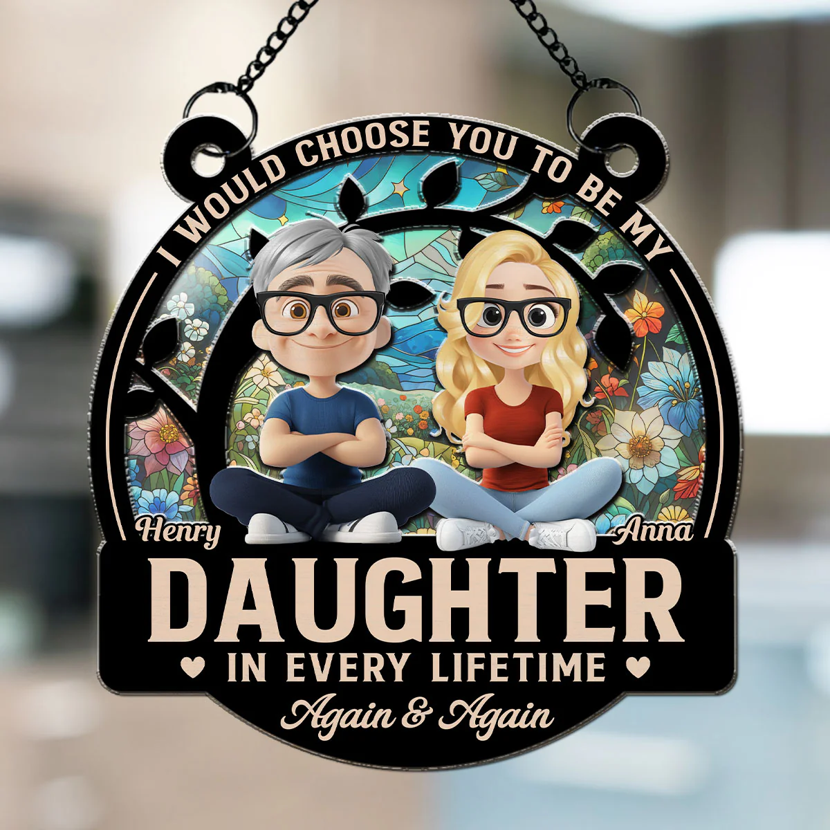 Always Choose You - Personalized Custom Suncatcher - Image 4