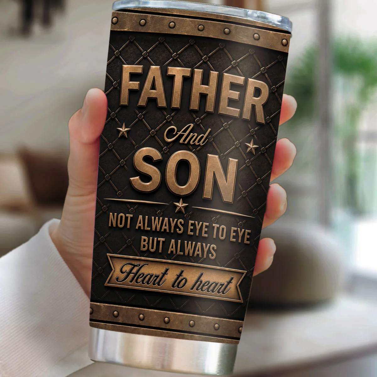 Always Heart To Heart - Personalized Custom 3D Effect Tumbler - Image 3