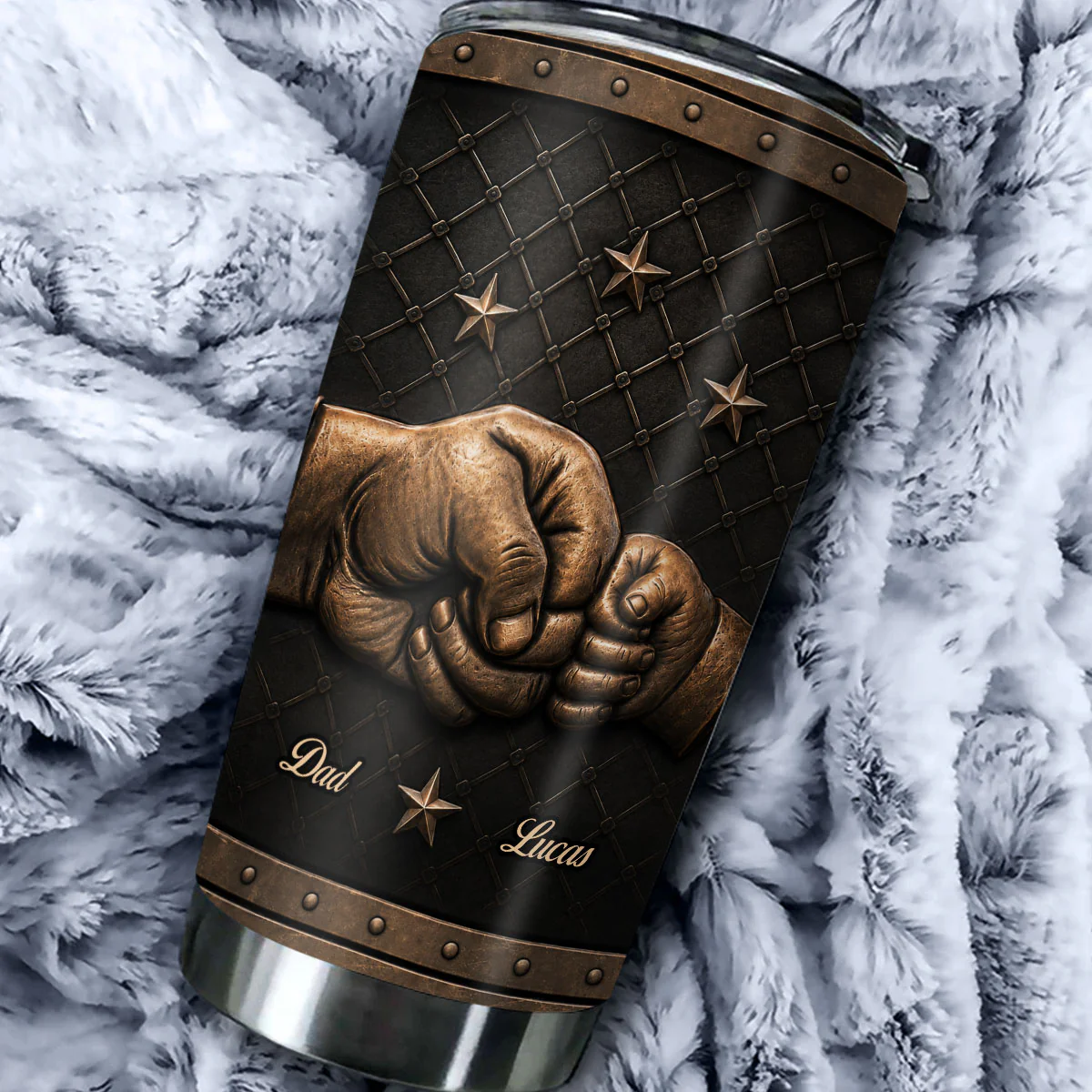 Always Heart To Heart - Personalized Custom 3D Effect Tumbler - Image 4
