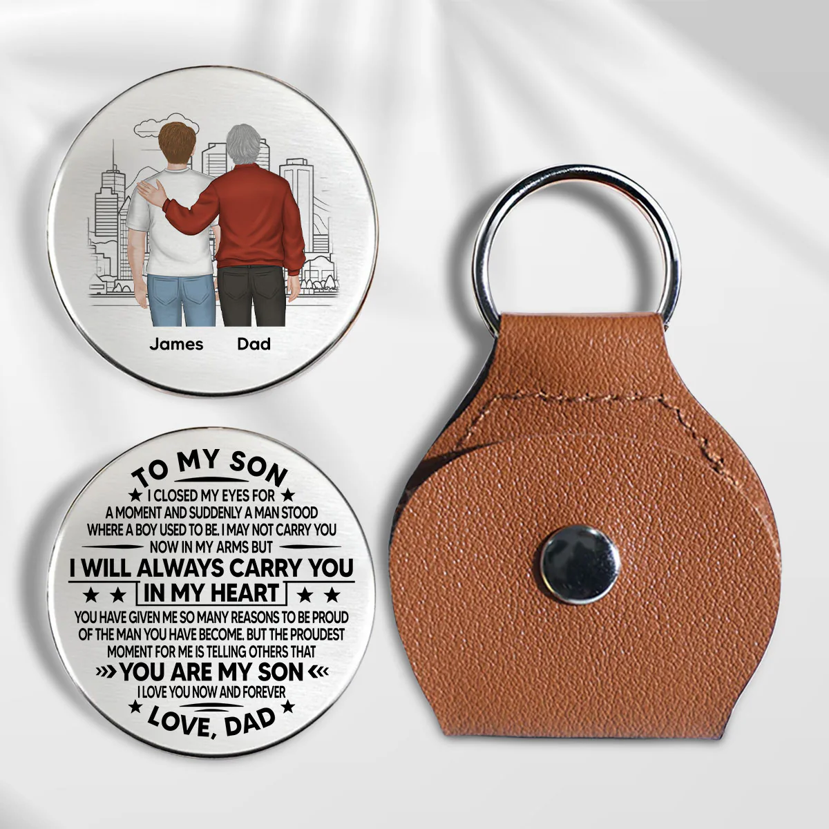 Always Here With You - Personalized Custom Pocket Hug - Image 5