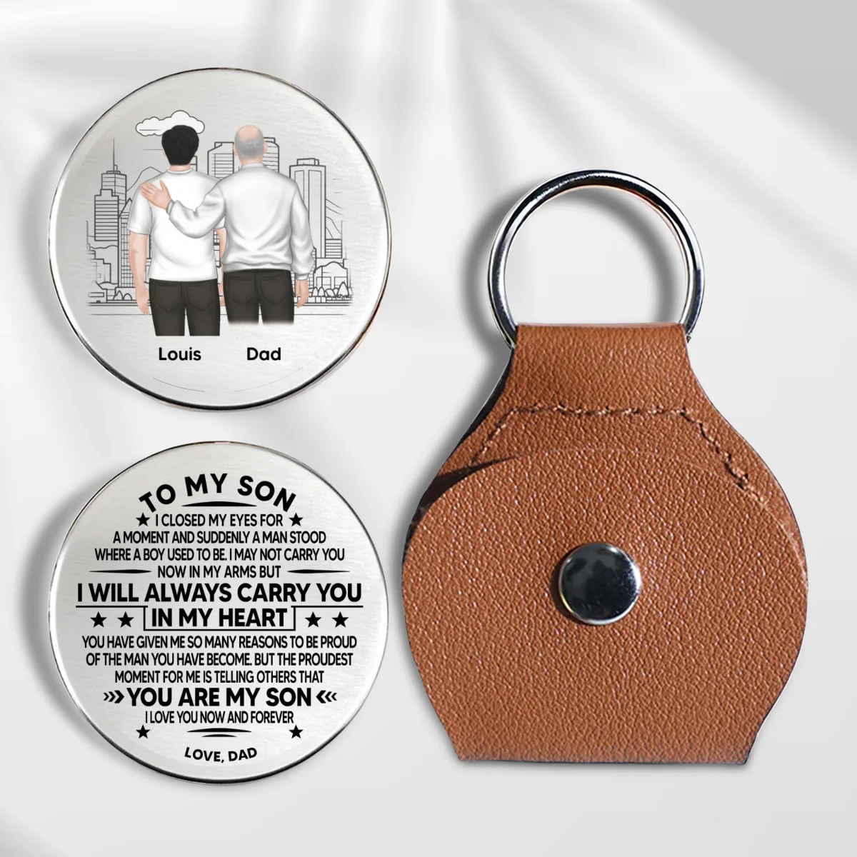 Always Here With You - Personalized Custom Pocket Hug - Image 8