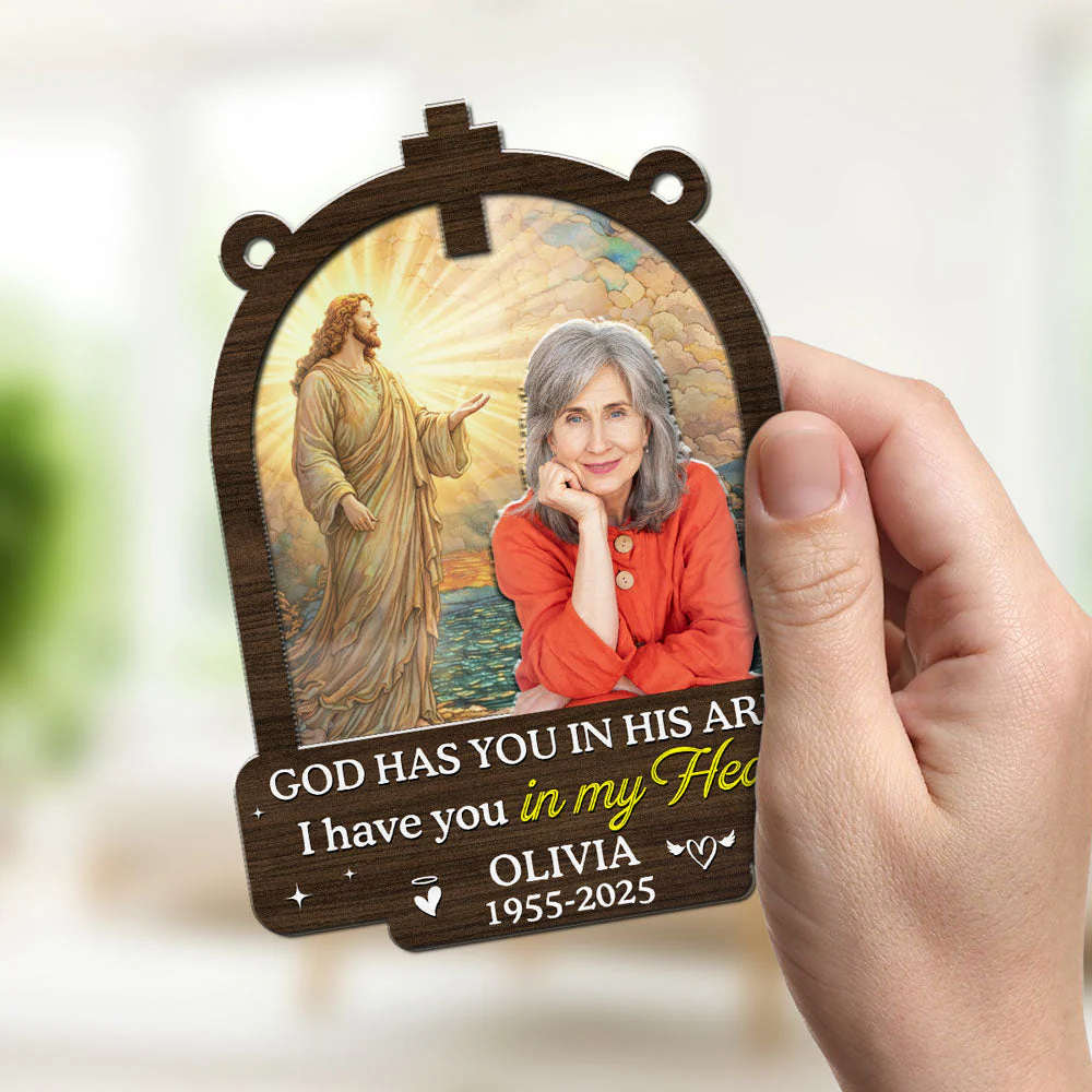 Always In My Heart - Personalized Custom Suncatcher - Image 2