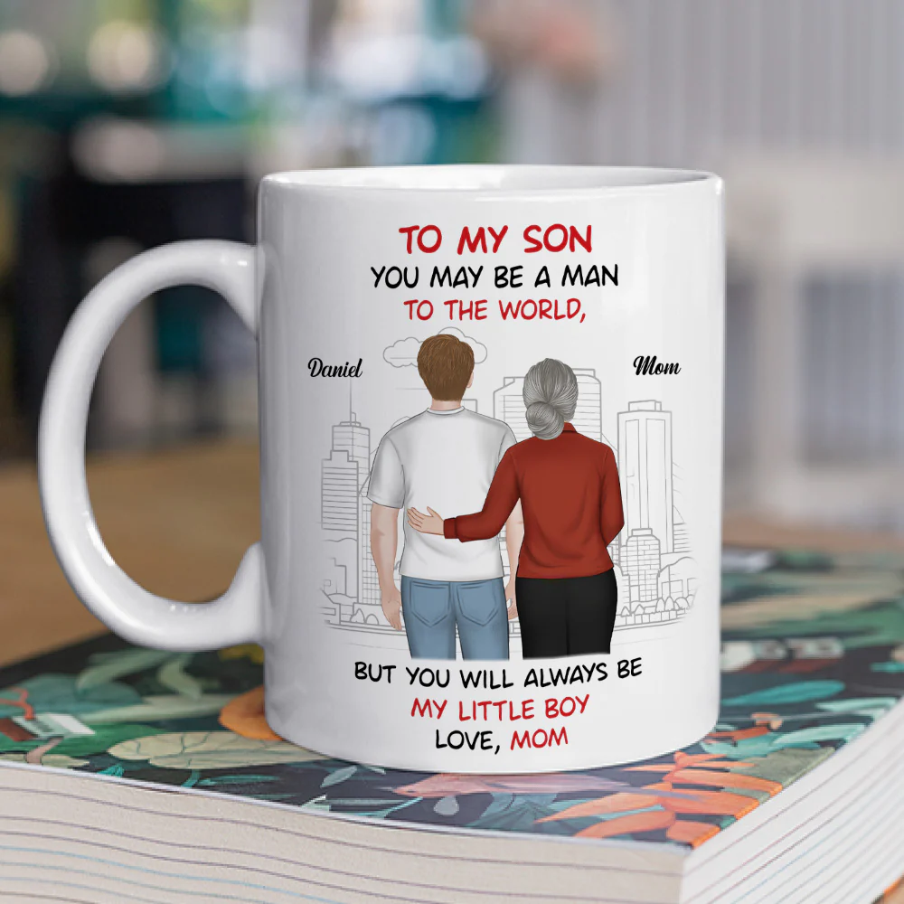 Always My Little Boy - Personalized Custom Coffee Mug - Image 2