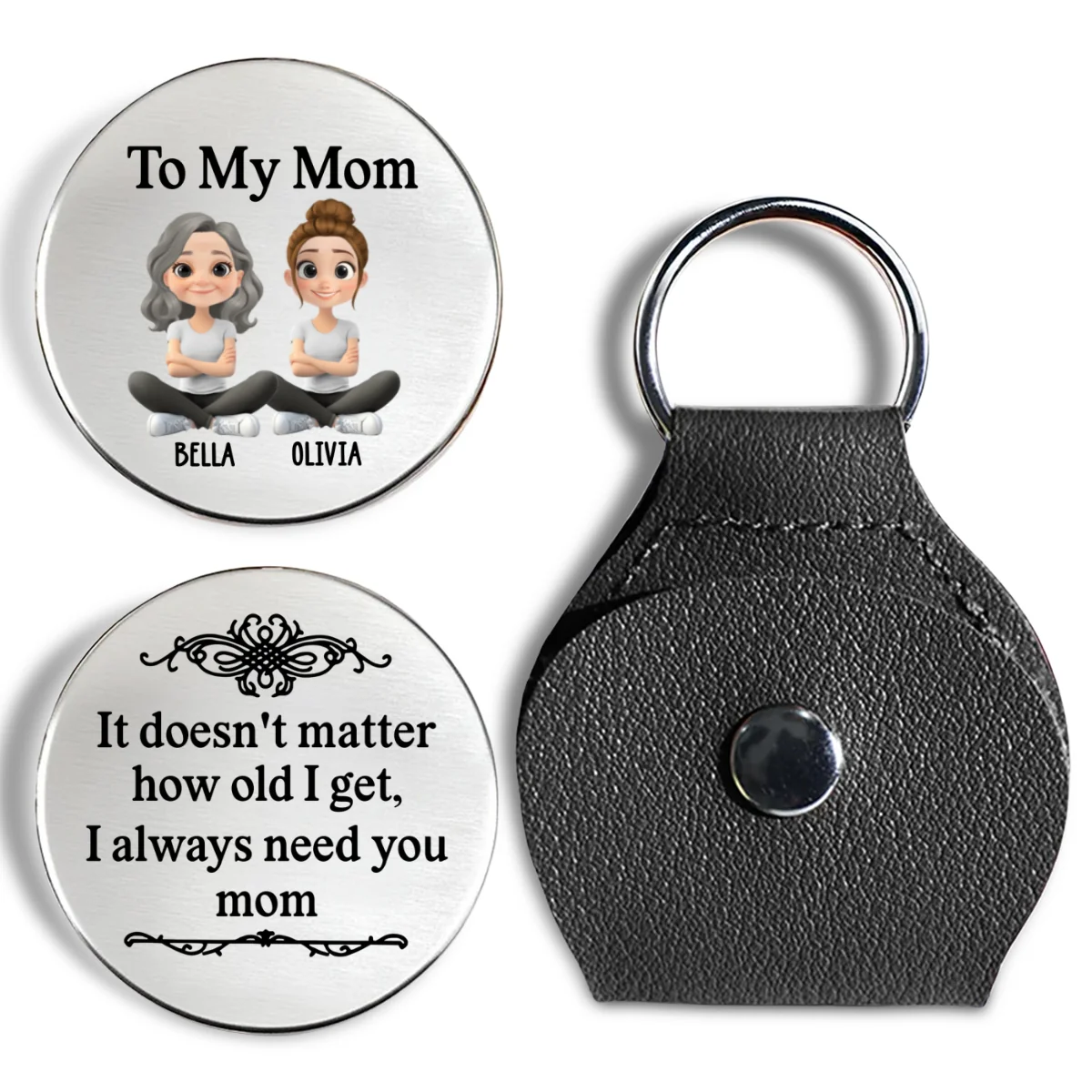 Always Need You Mom - Personalized Custom Pocket Hug - Image 8