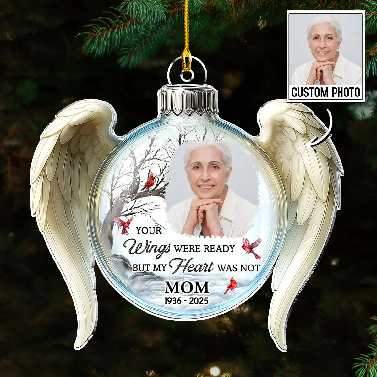 Always With You - Personalized Custom Acrylic Ornament