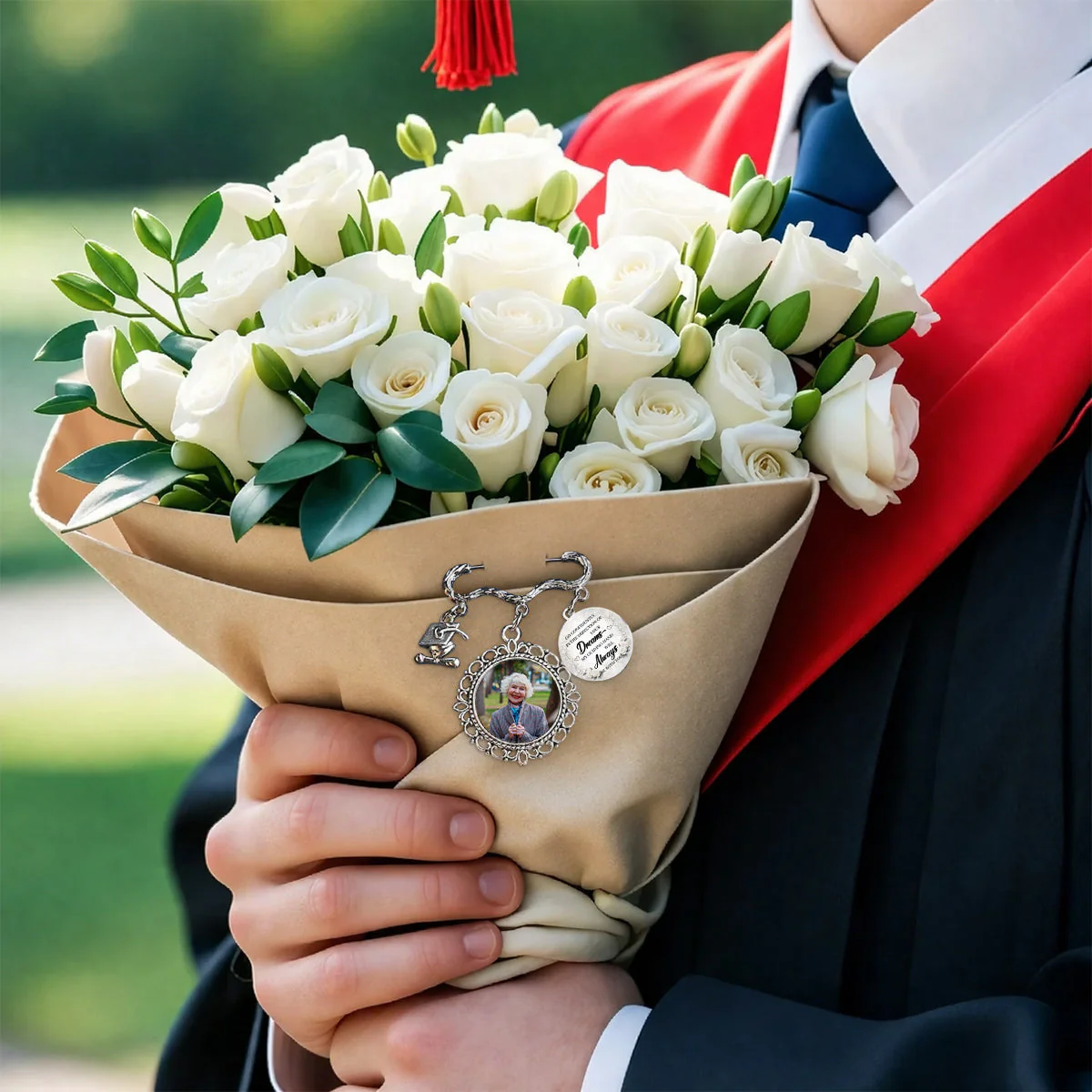 Always With You - Personalized Custom Graduation Tassel Pin - Image 4