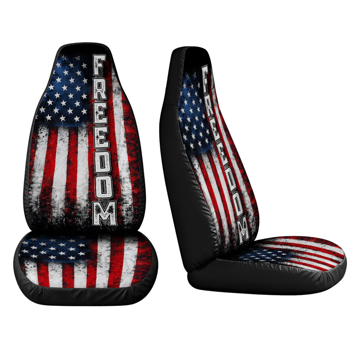 American Freedom - Personalized Custom Car Seat Cover - Image 4