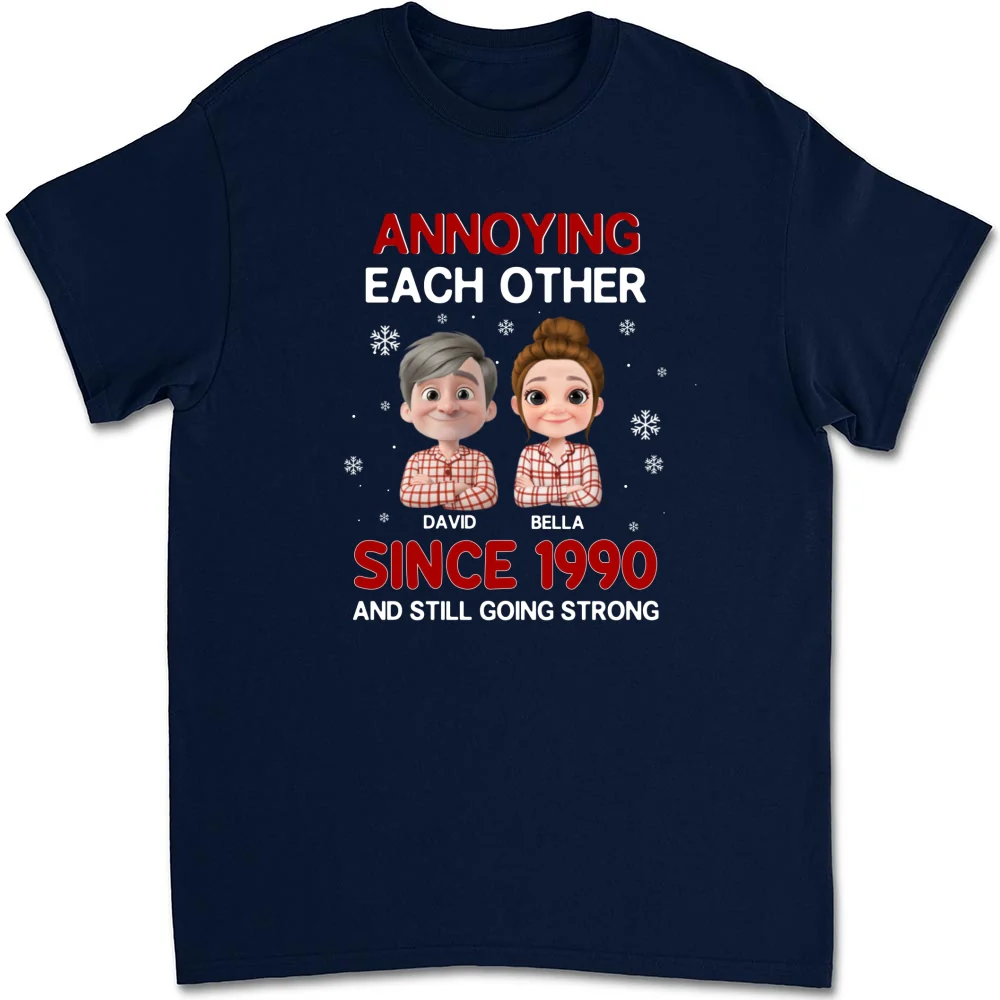 Annoying Each Other Christmas - Personalized Custom Shirt - Image 10
