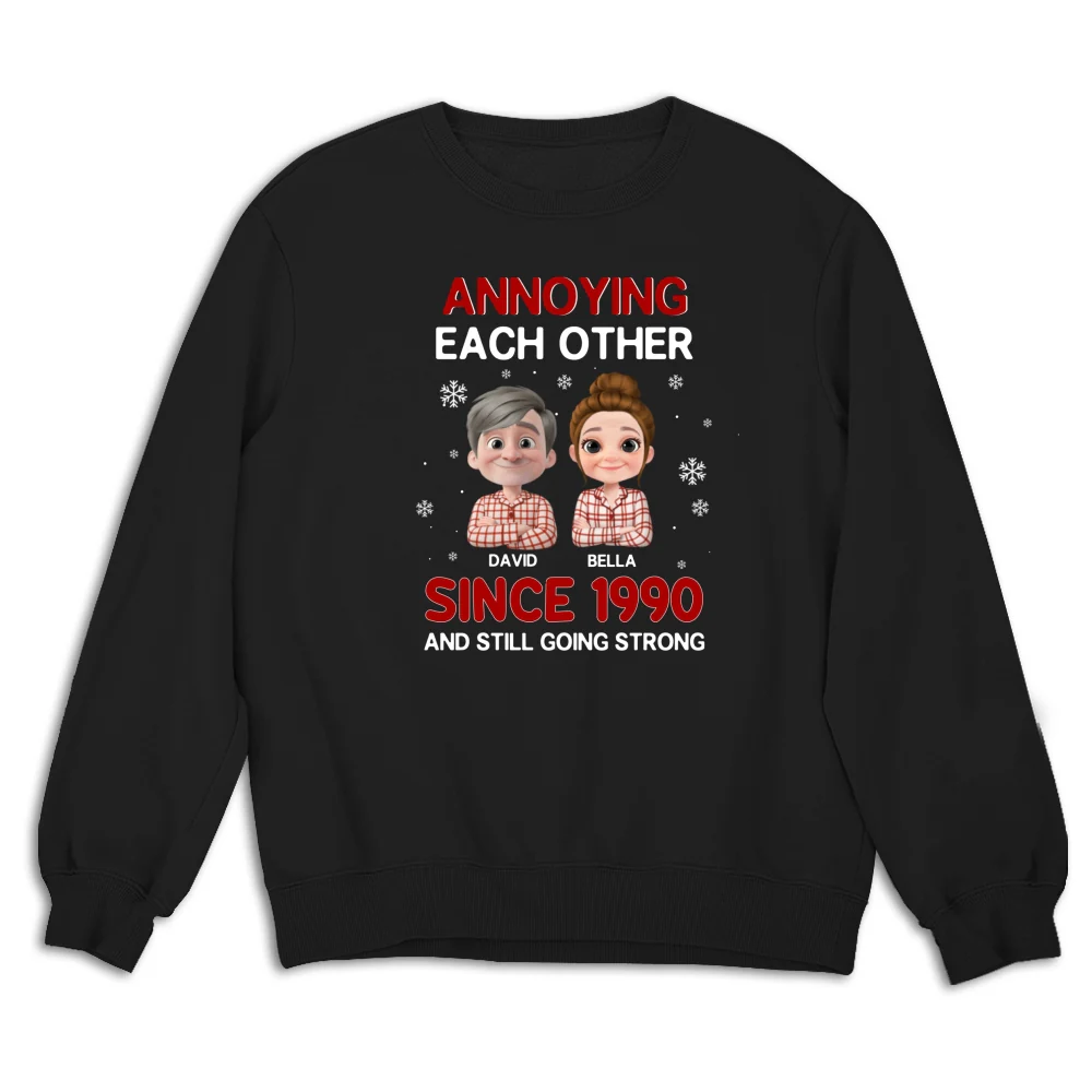 Annoying Each Other Christmas - Personalized Custom Shirt - Image 14