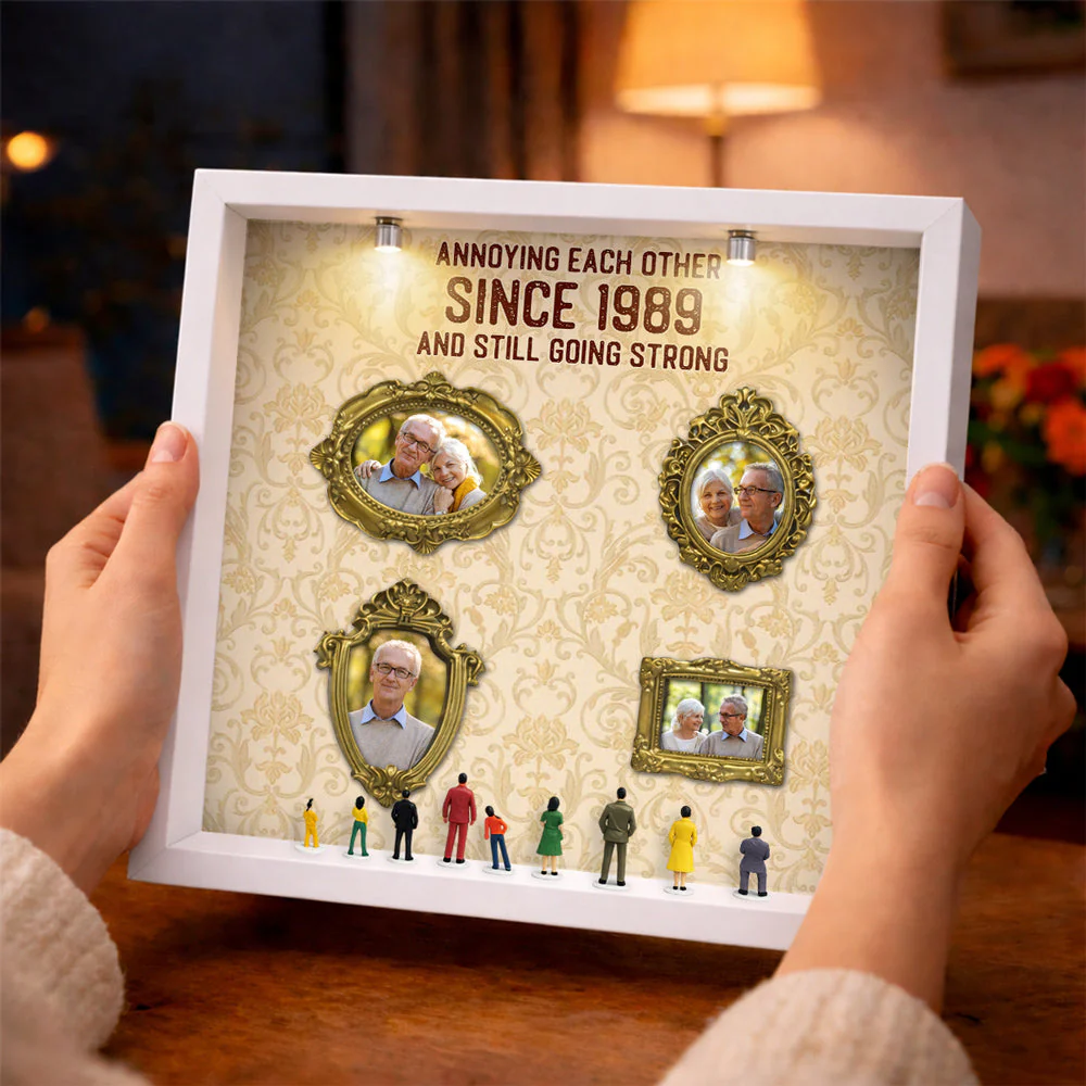 Annoying Each Other - Personalized Custom Museum Frame - Image 3