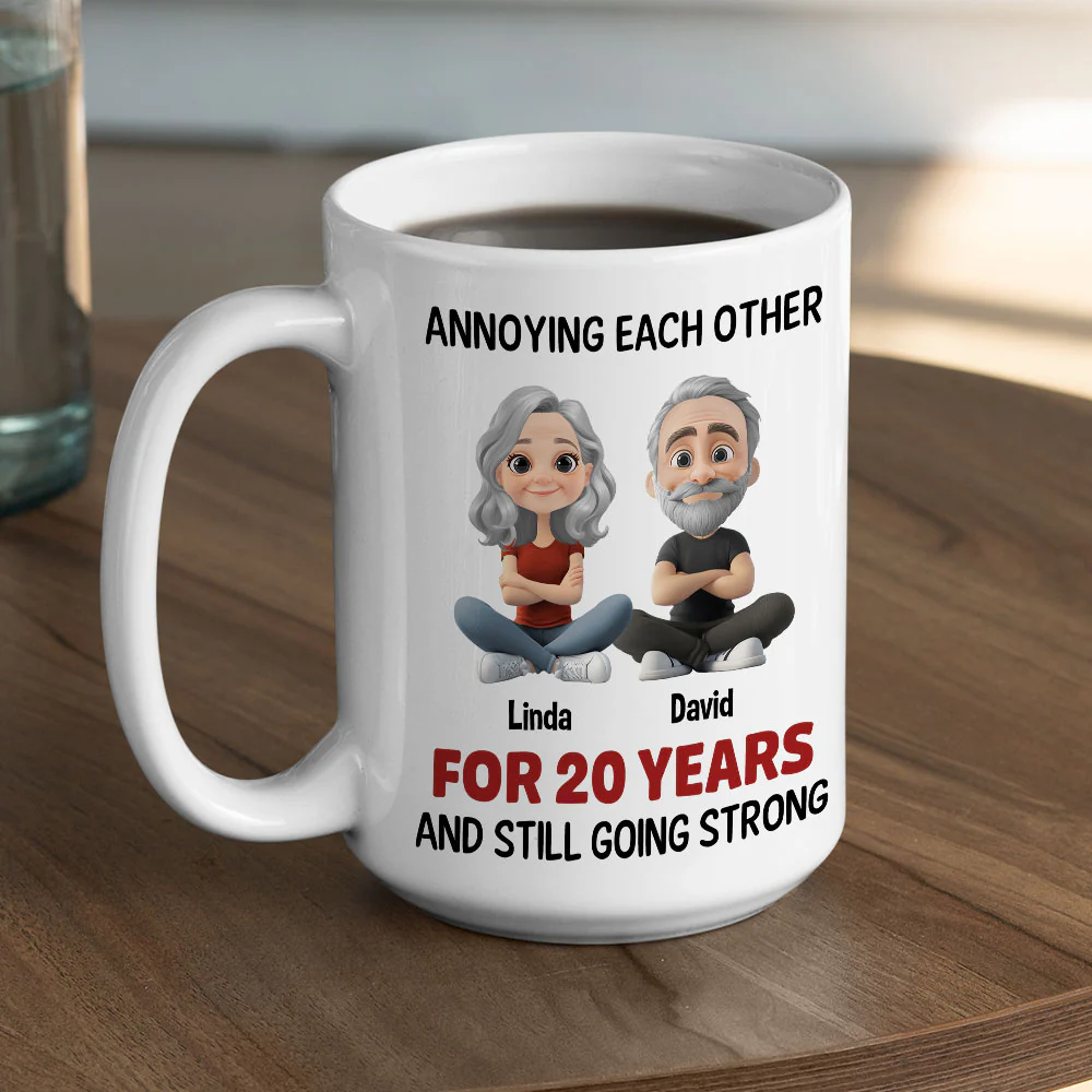 Annoying For Years Couple - Personalized Custom Coffee Mug - Image 7