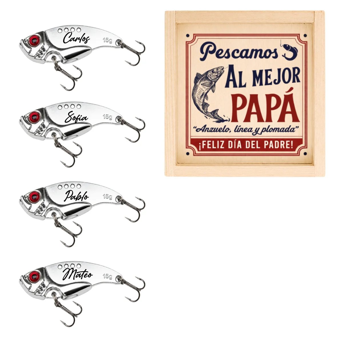 Anzuelo, Línea y Plomada - Señuelo de Pesca Personalizado - Image 10