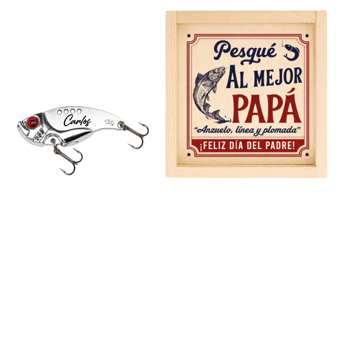 Anzuelo, Línea y Plomada - Señuelo de Pesca Personalizado - Image 16