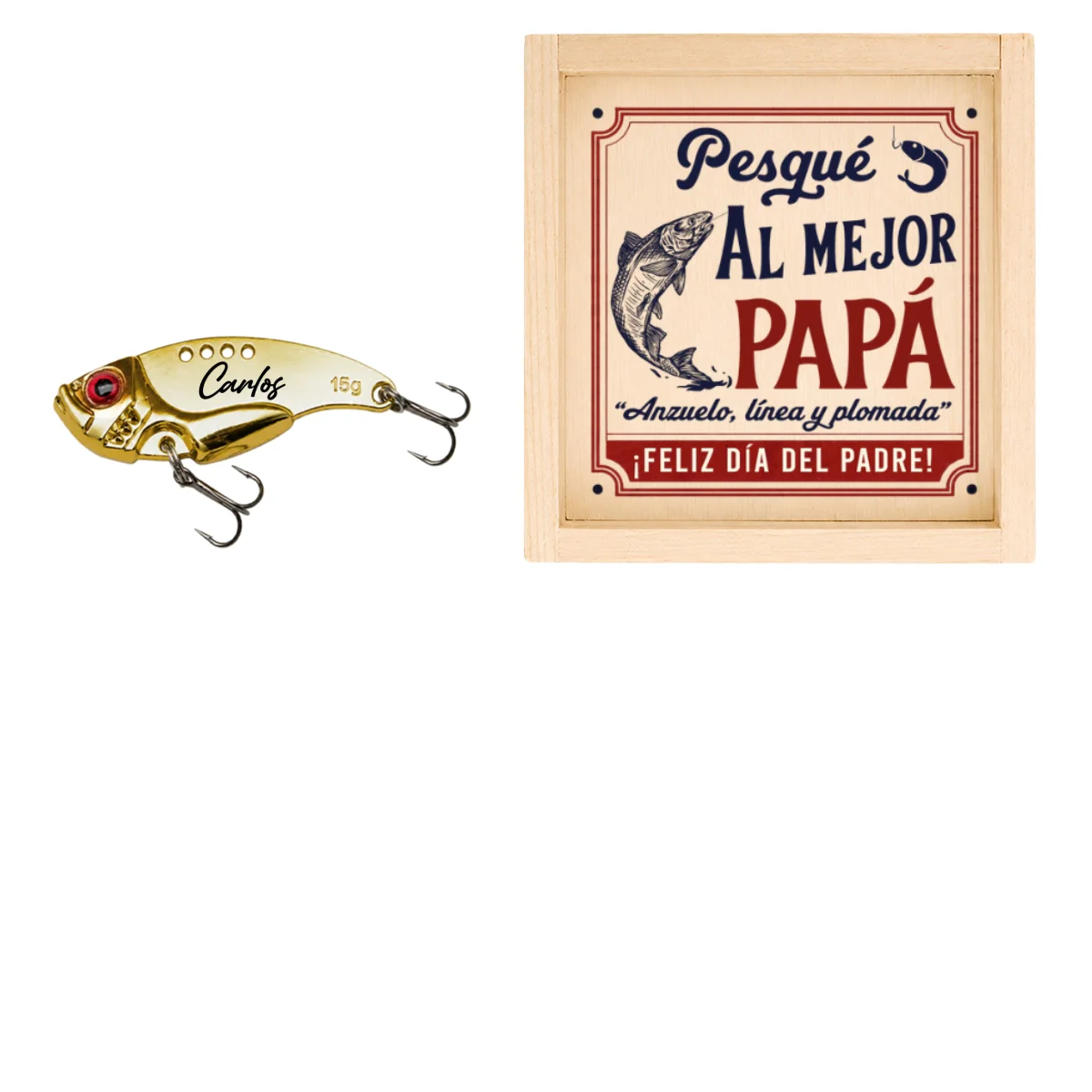 Anzuelo, Línea y Plomada - Señuelo de Pesca Personalizado - Image 17