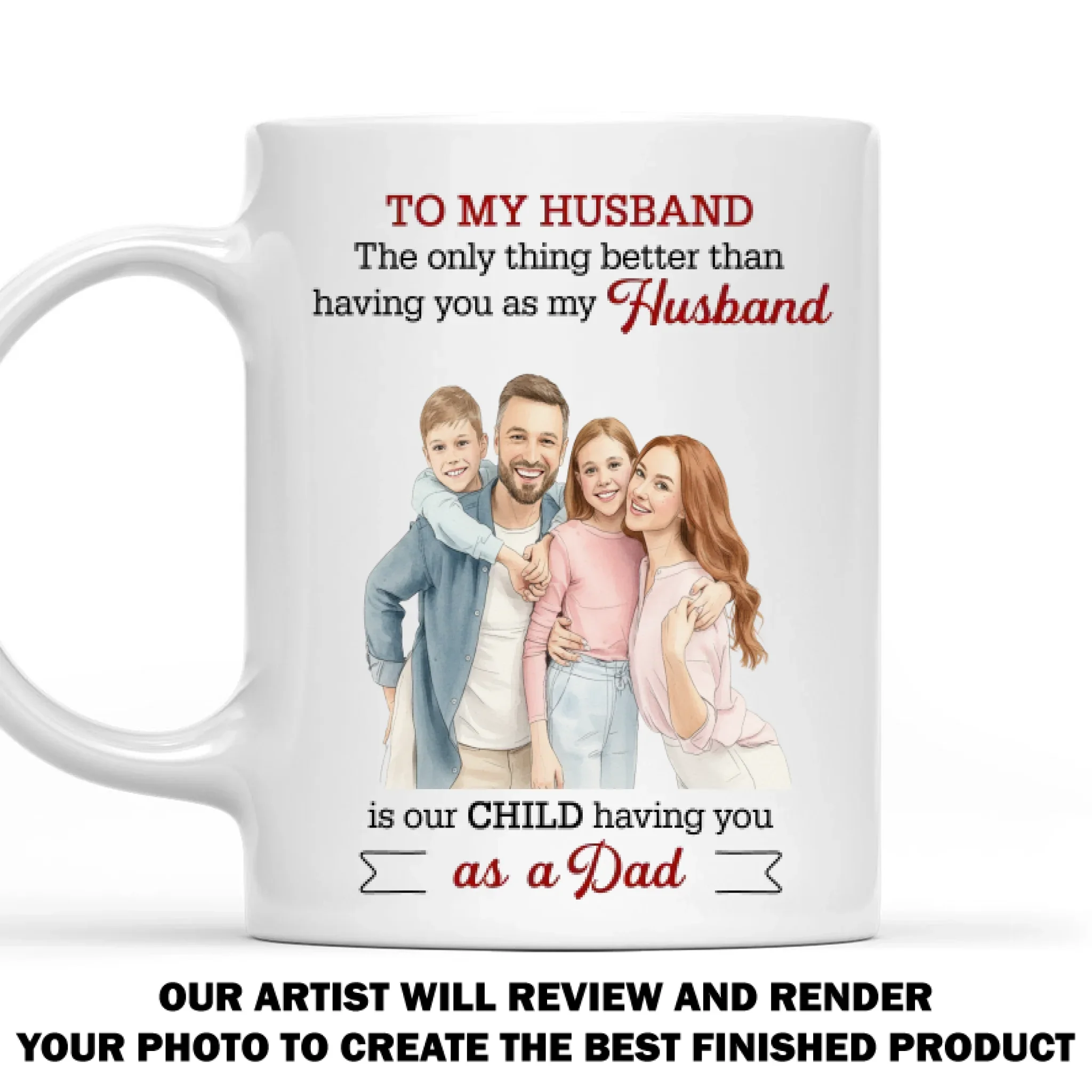 As Their Dad 2 - Personalized Custom Coffee Mug - Image 7