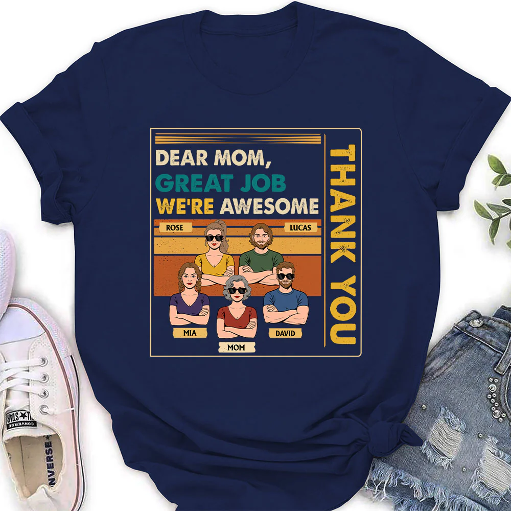 Awesome Mommy - Personalized Custom Shirt - Image 3
