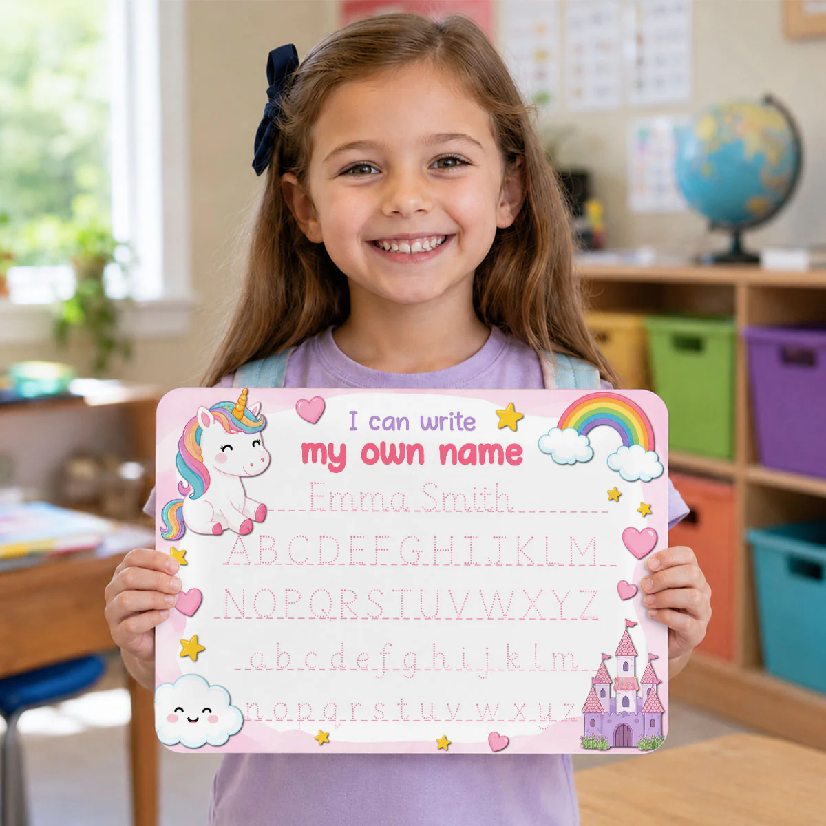 Back To School Ready - Personalized Custom Acrylic Tracing Board - Image 4