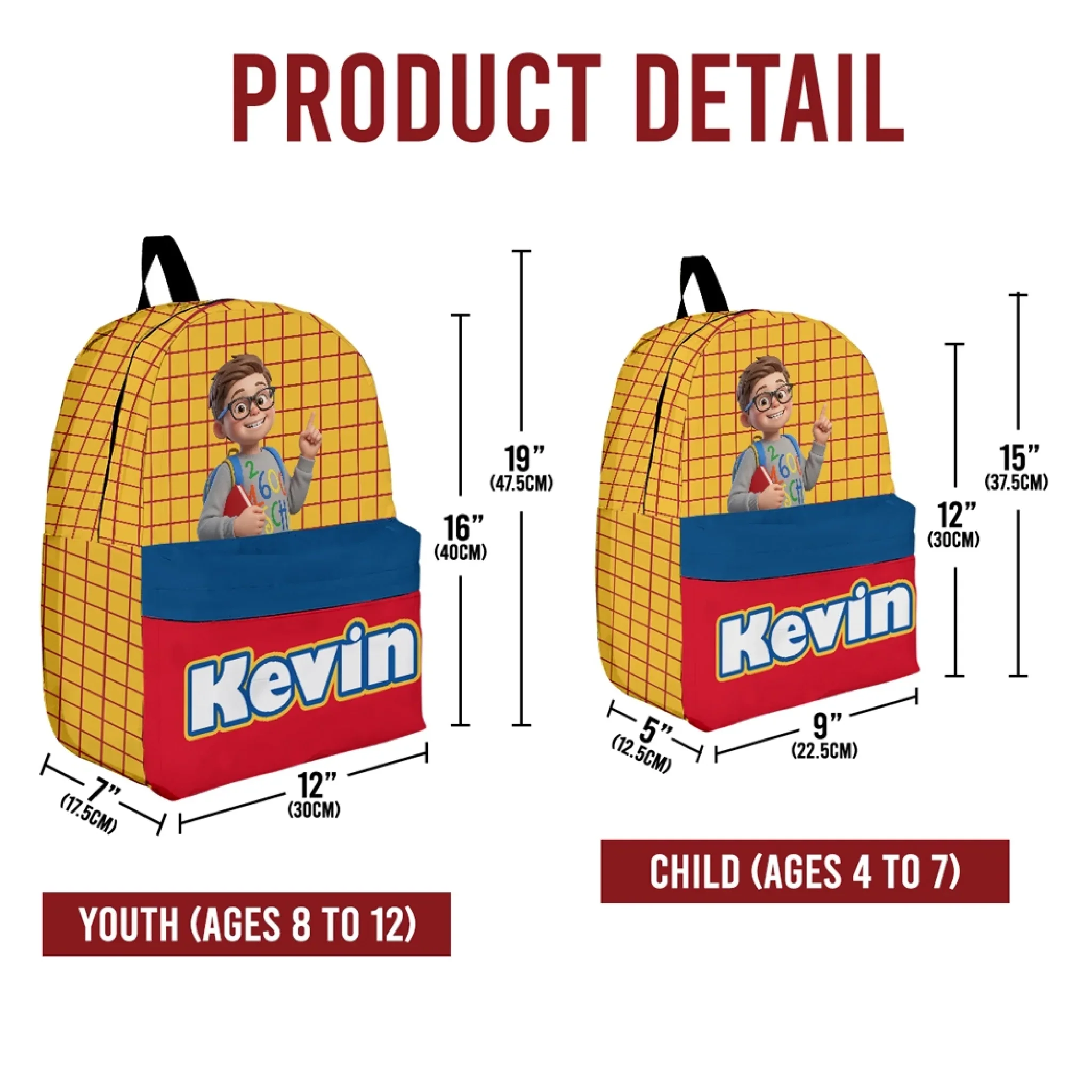 Back To School Story - Personalized Custom Backpack - Image 6
