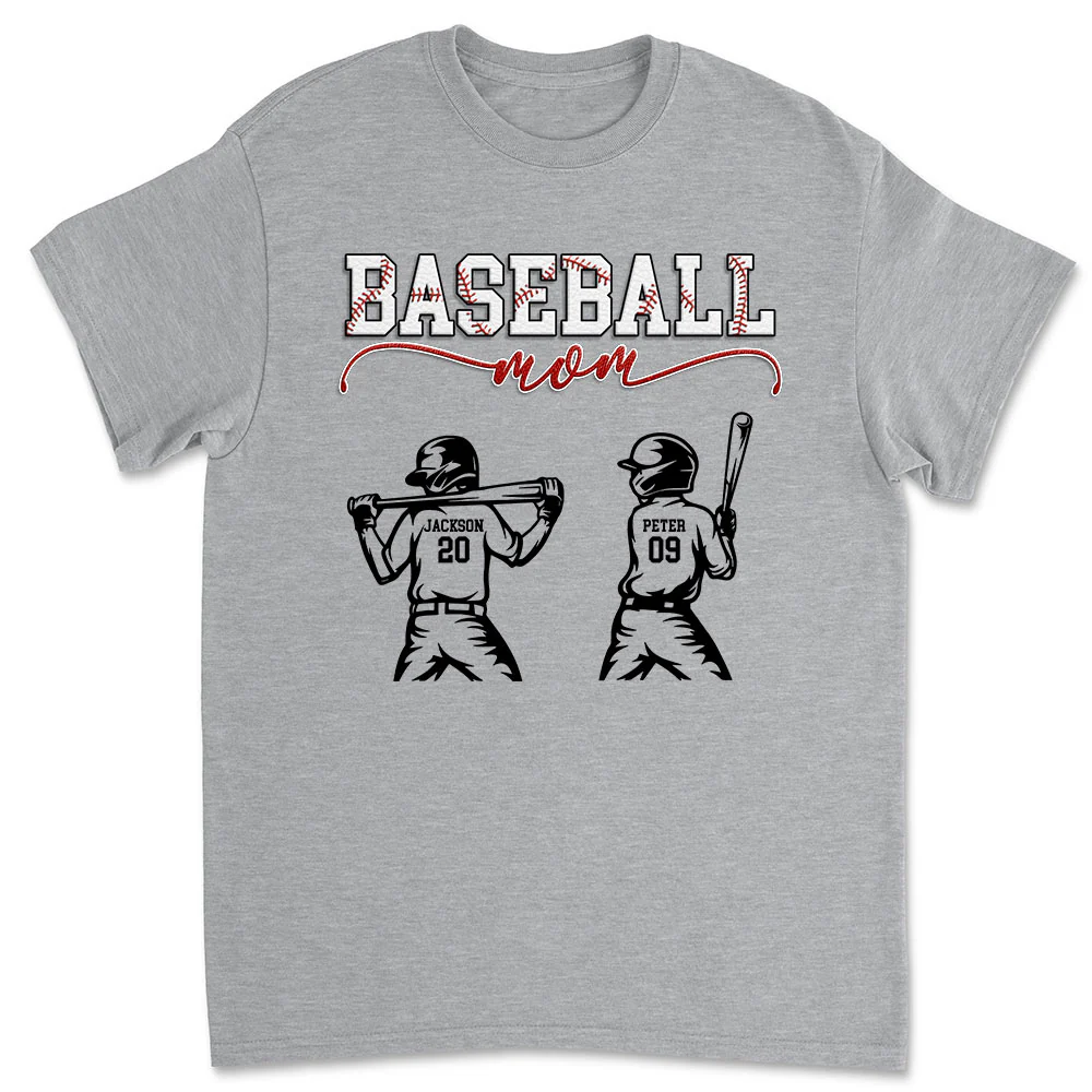 Baseball Mom Grandma - Personalized Custom Shirt
